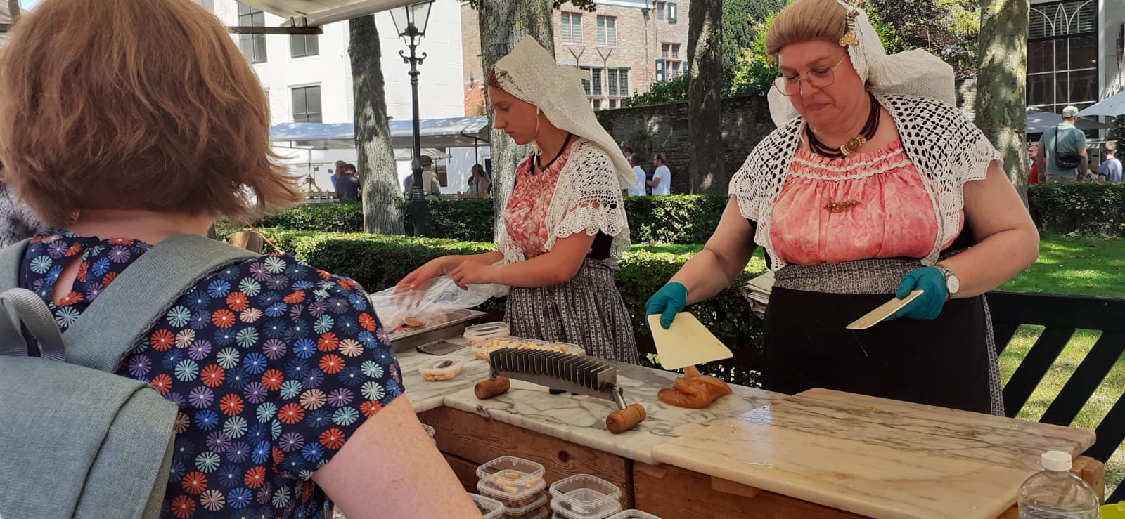 Historische markt Veere