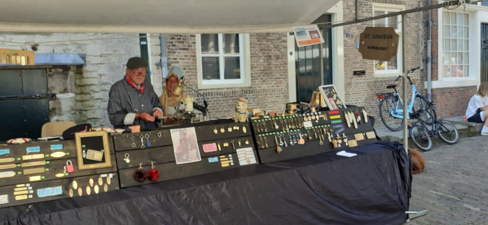 Historische markt Veere