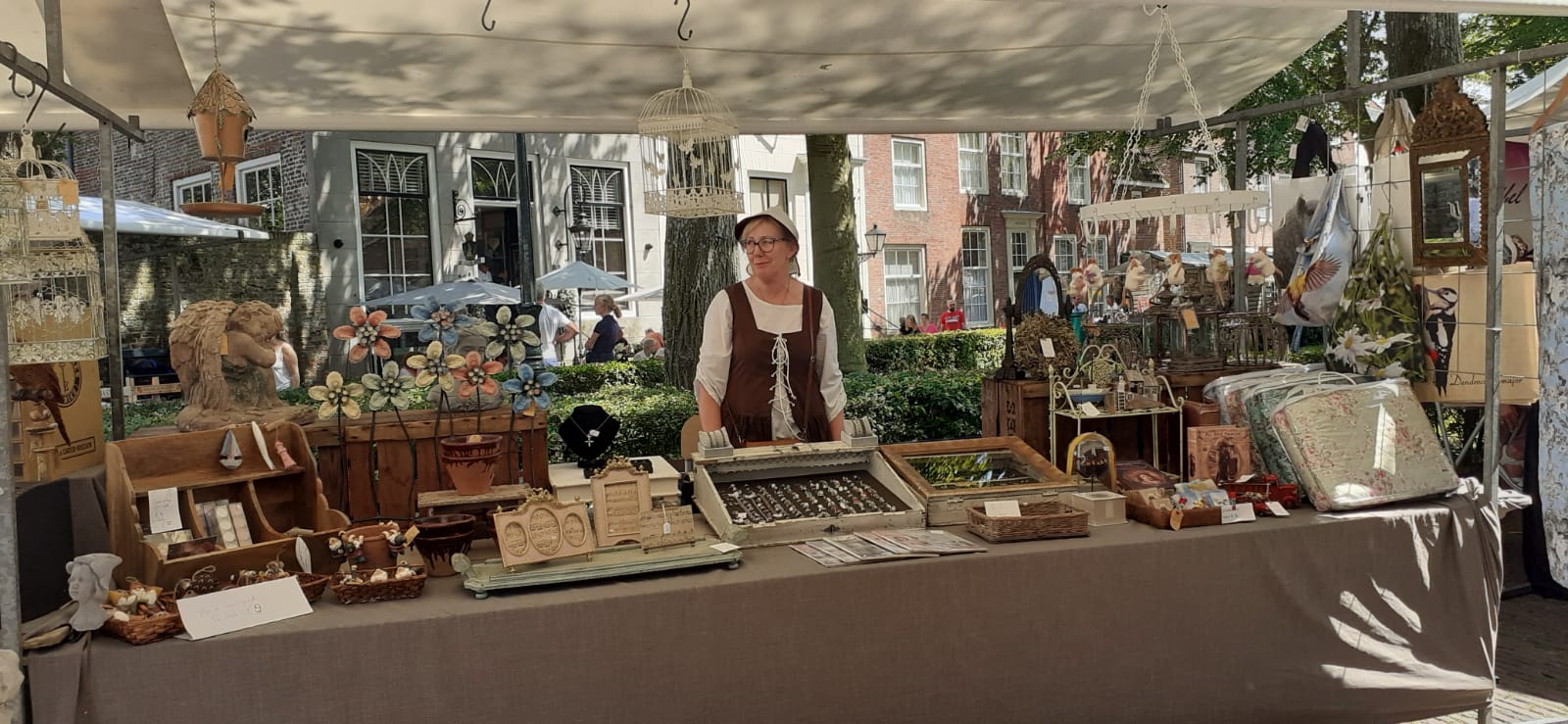 Historische markt Veere