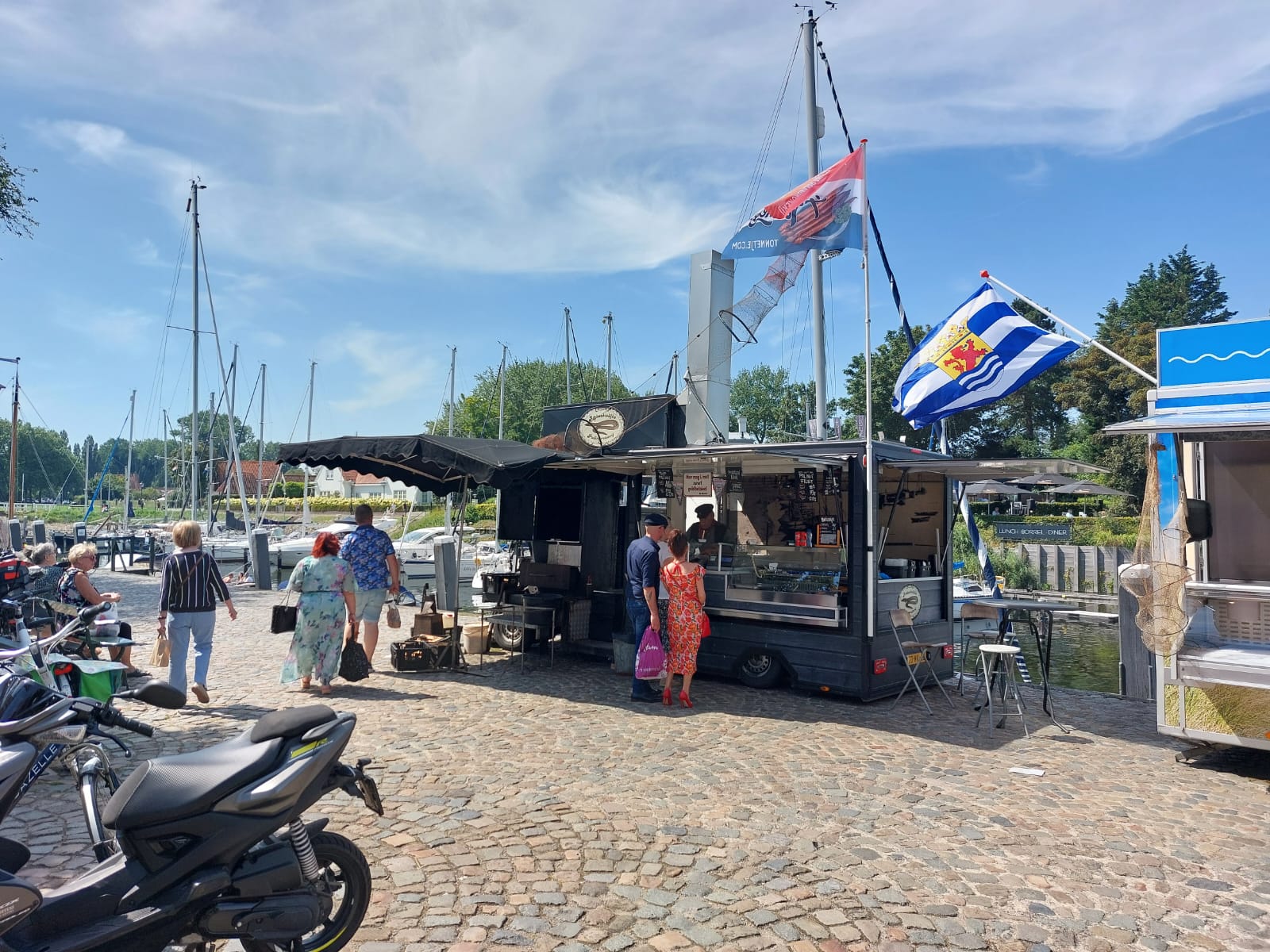 Historische markt Veere